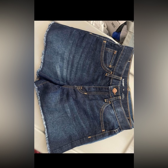 Girls Jean shorts sz 12 - Picture 1 of 3